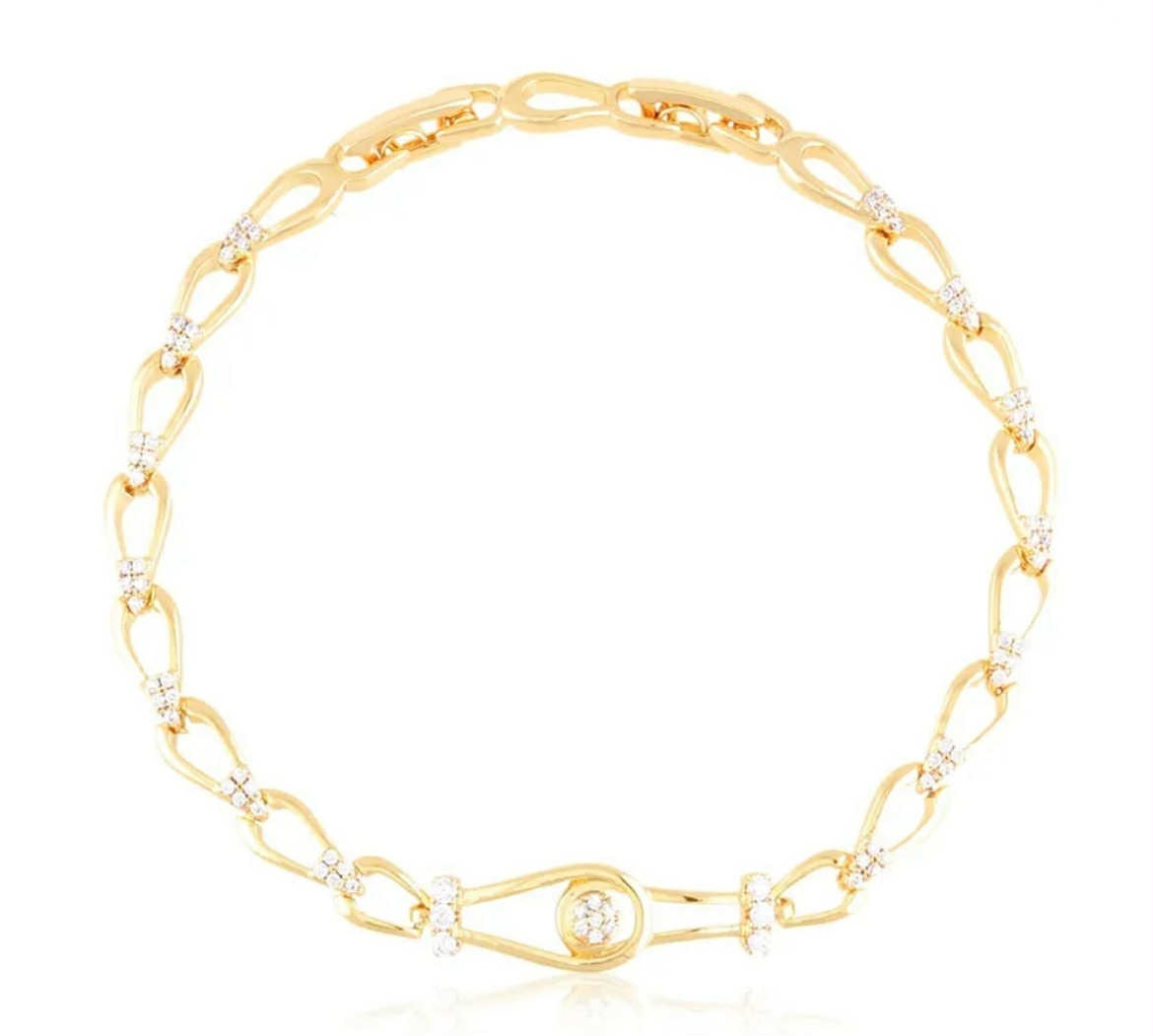 Bransoletka z kryształkami 16053