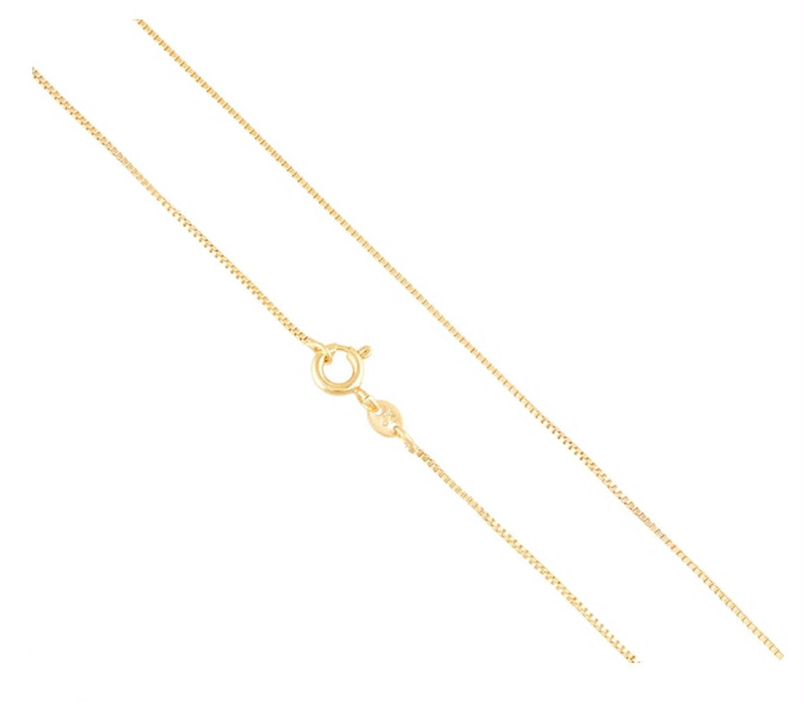 Łańcuszek pozłacany 60 cm 5133