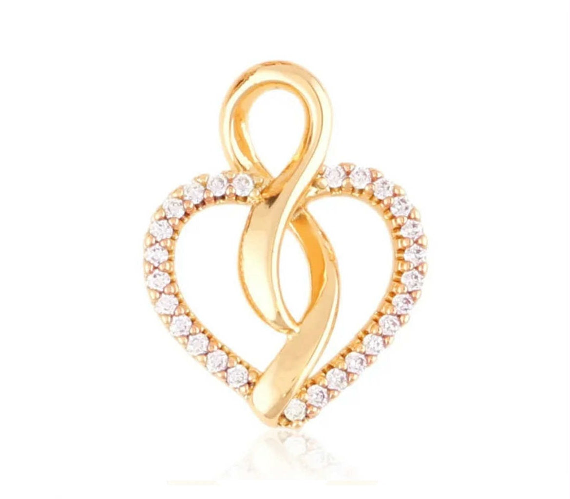 Zawieszka serce ze wstążką